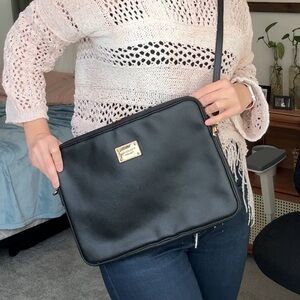 Michael kors black crossbody bag large clutch